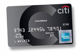 Citi Chairman's Card