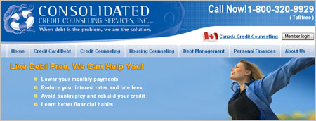 Consolidated Credit Counseling Services Inc